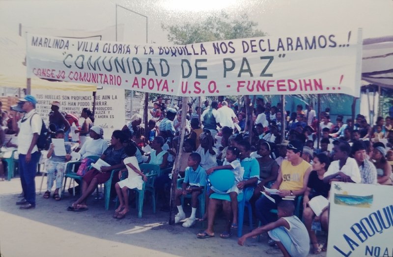 Evento en defensa de la cumidad marlinda y el territoiro frente Amenazas