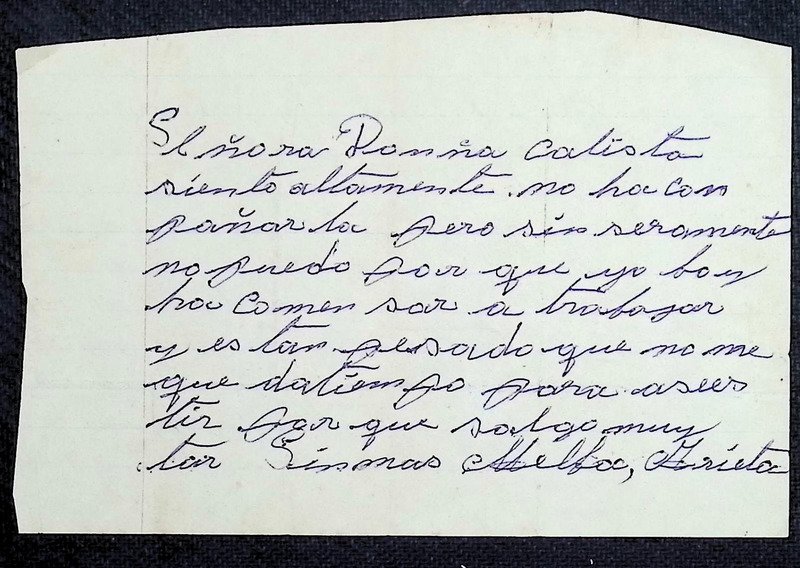 Señora Calixta Pacheco
