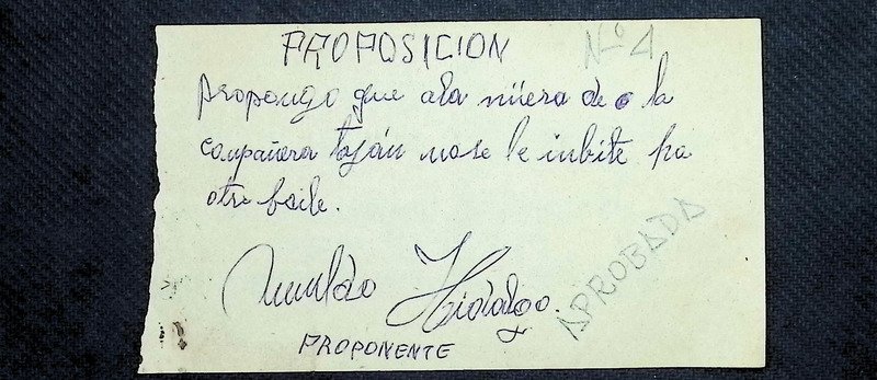 Proposiciones Comité Pro-Candidata