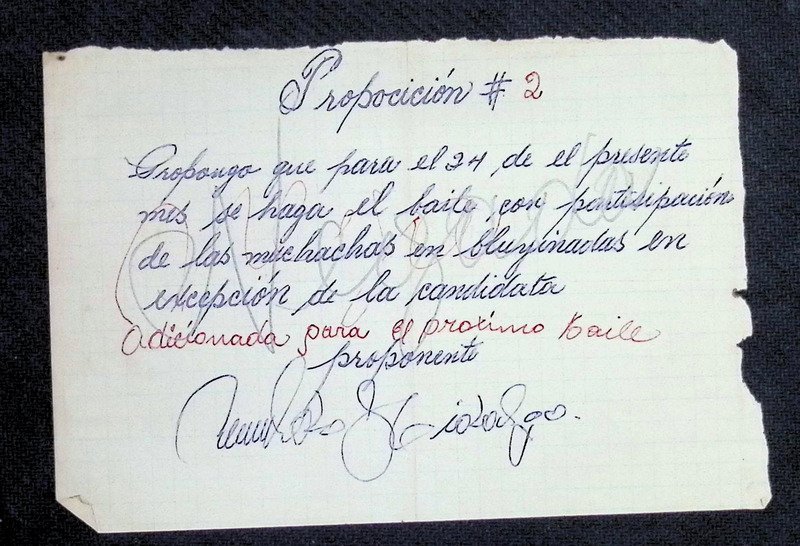 Proposiciones Comité Pro-Candidata