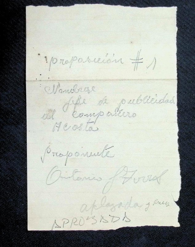 Proposiciones Comité Pro-Candidata