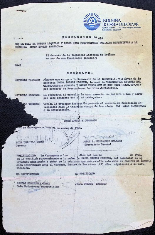 Orden del pago de la liquidación y prestaciones sociales