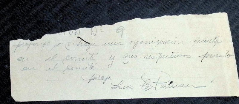 Proposiciones Comité Pro-Candidata