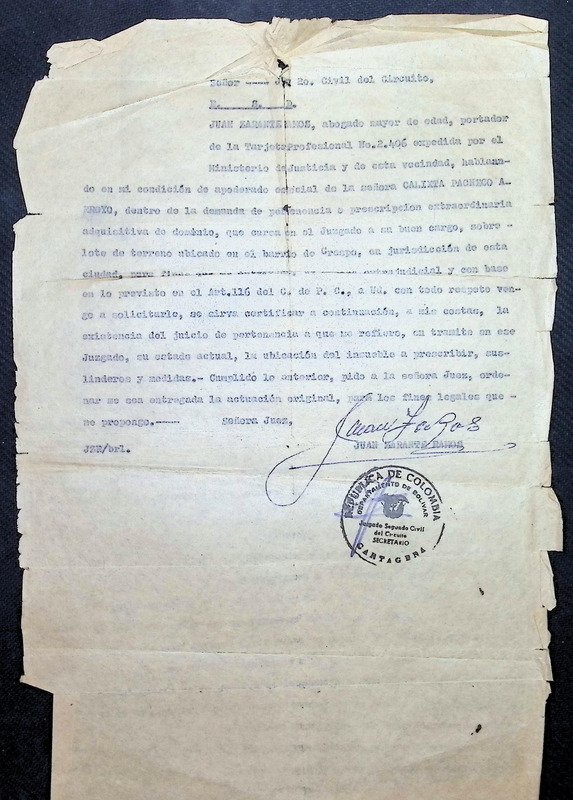 Señor juez 2° civil del circuito