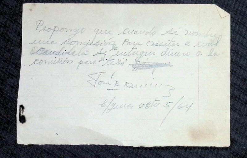 Proposiciones Comité Pro-Candidata