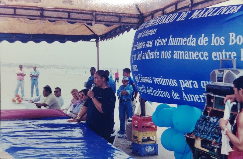 Evento en defensa de la cumidad marlinda y el territoiro frente Amenazas