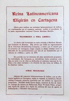 Programa oficial - concurso de belleza