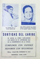 Programa oficial - concurso de belleza