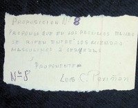 Proposiciones Comité Pro-Candidata