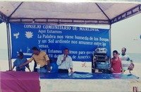 Evento en defensa de la cumidad marlinda y el territoiro frente Amenazas